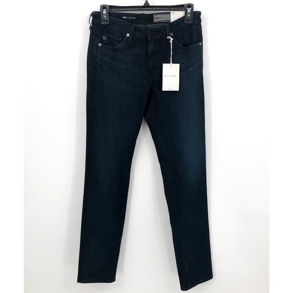 AG ADRIANO GOLDSCHMIED Prima Cigarette Jeans 26 US 2 Dark Blue Contour 360 NWT - Picture 4 of 12